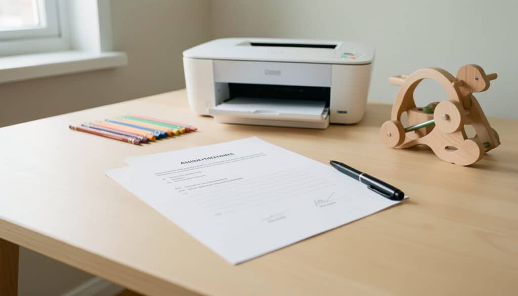 Contrat de travail d’assistant maternel à imprimer