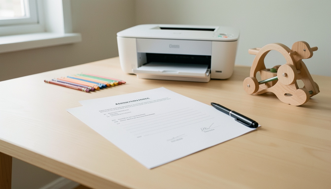 Contrat de travail d’assistant maternel à imprimer